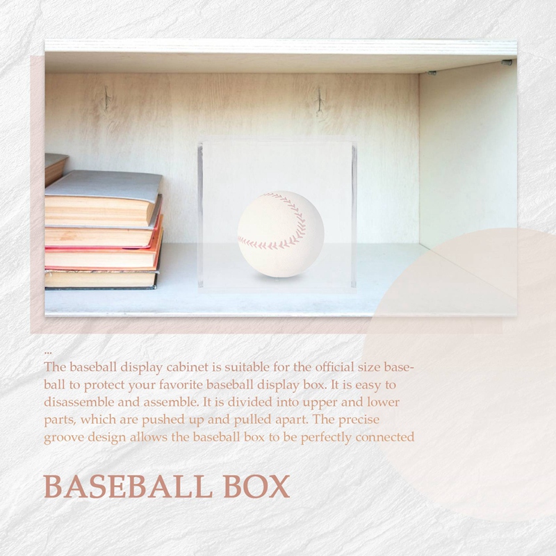4Pcs Baseball Display Case,UV  - огляд і ціна Display Case Acrylic