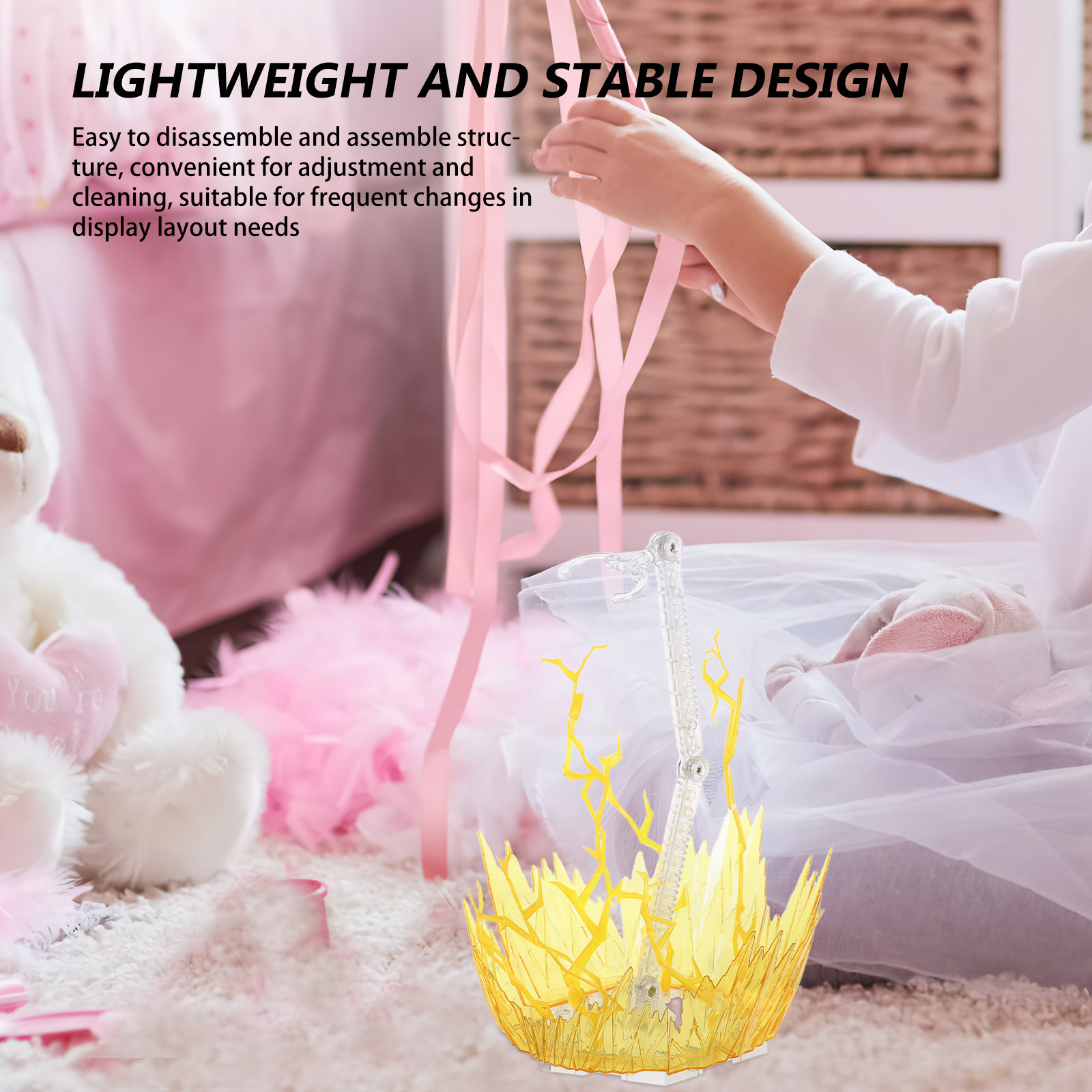 Adjustable Clear Acrylic Actio - огляд і ціна Action Figure Stand