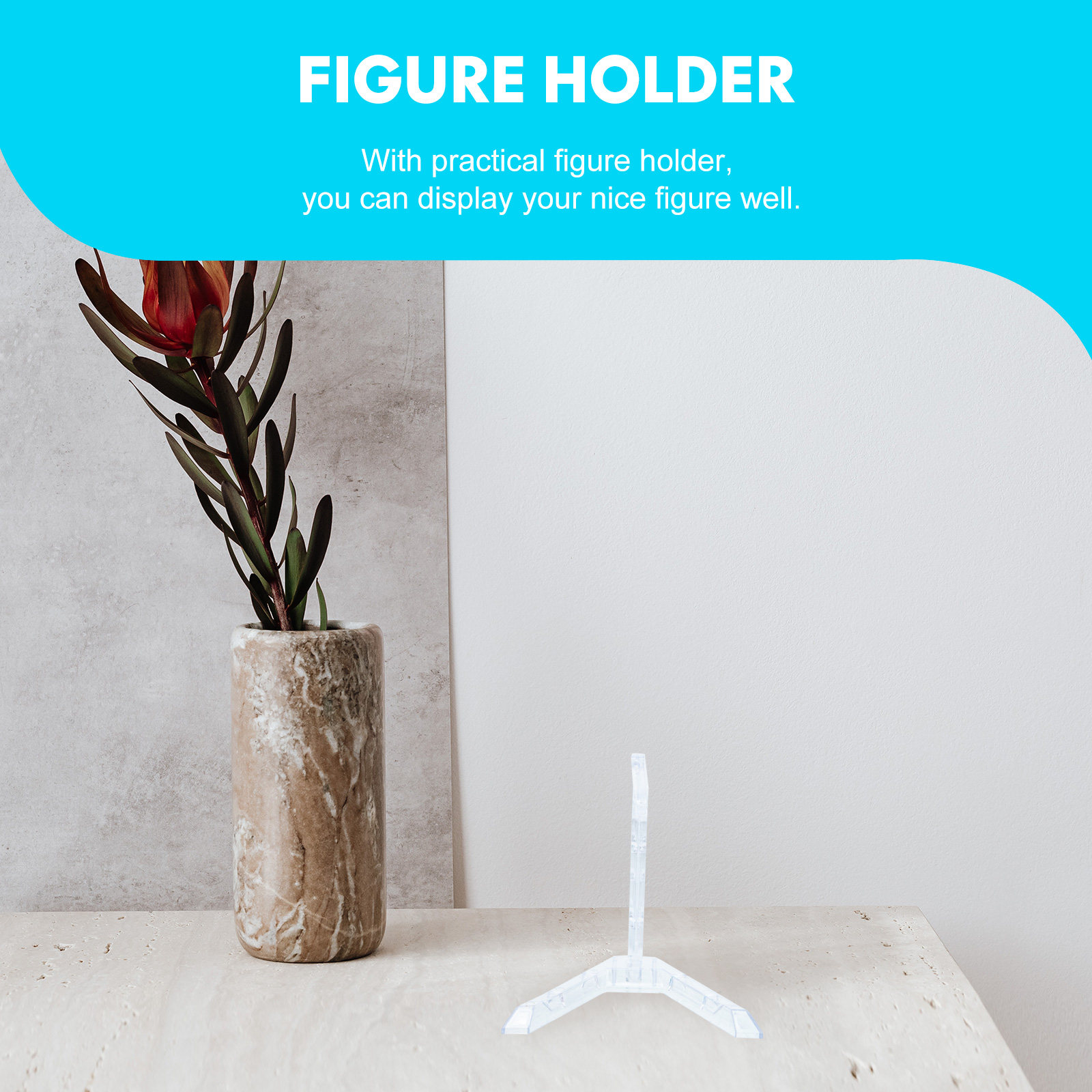 3pcs Durable Plastic Action Fi - огляд і ціна Action Figure Stand