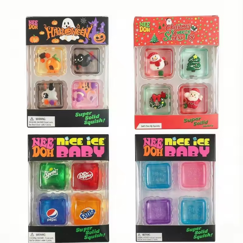 NeeDoh Mini 4 Pack Nice Cube S - огляд і ціна Fidget Cube Original