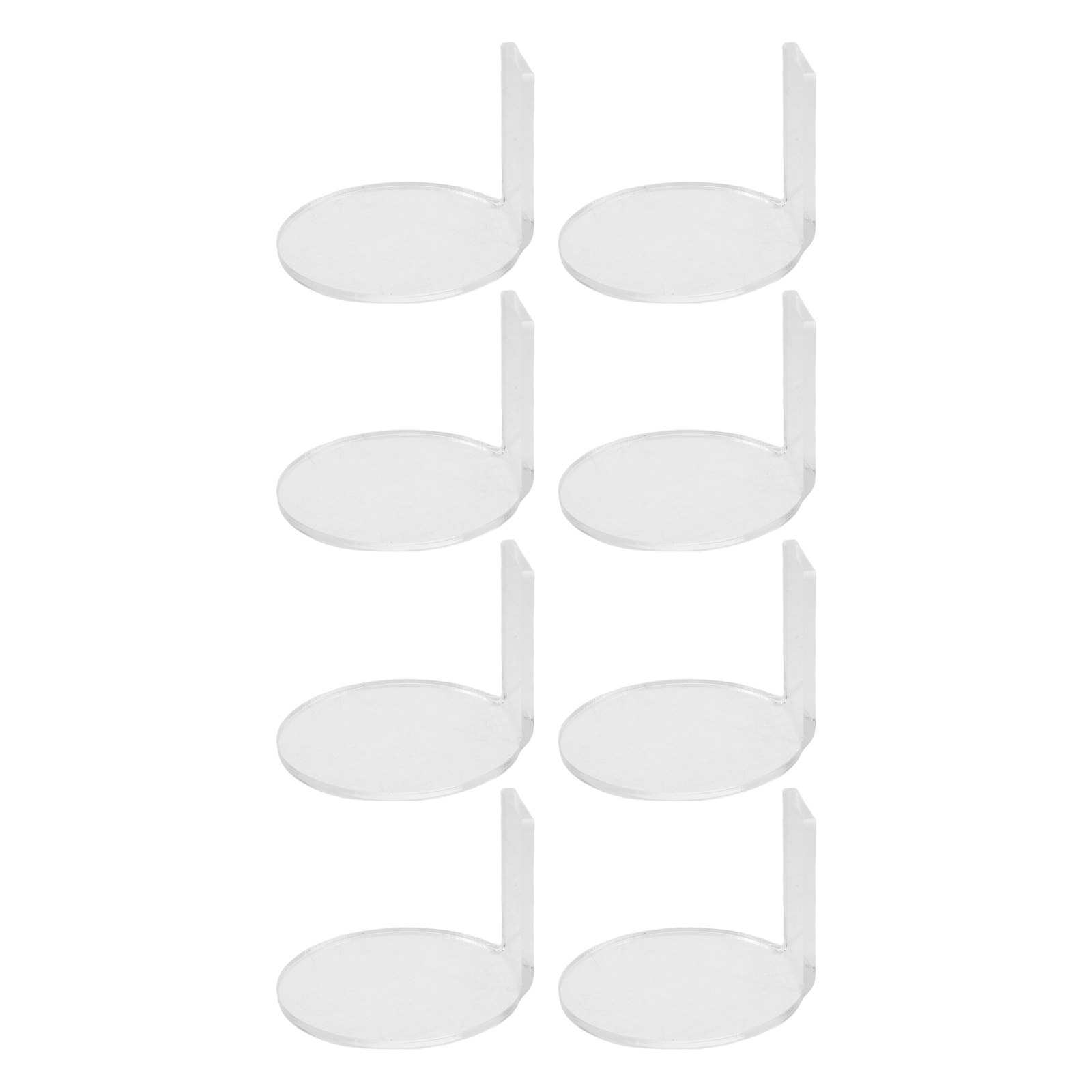 8Pcs Transparent Acrylic Figur - огляд і ціна Action Figure Stand